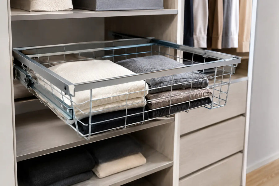 Gaveta aramada para guarda-roupa: como escolher