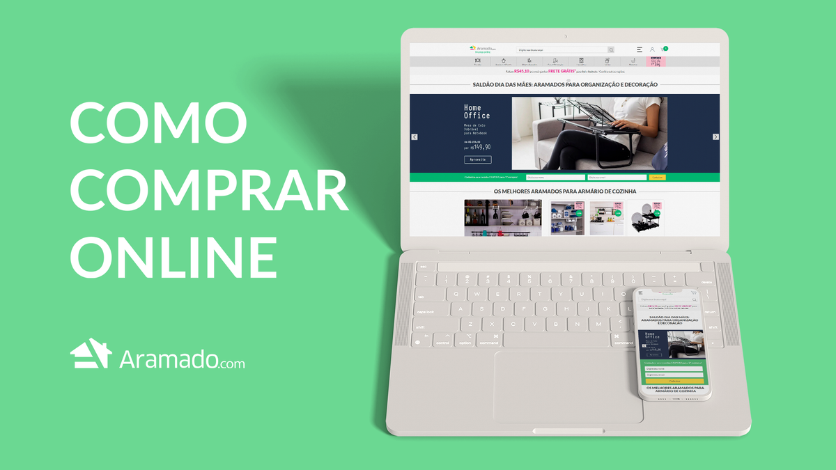 Como comprar online na Aramado.com