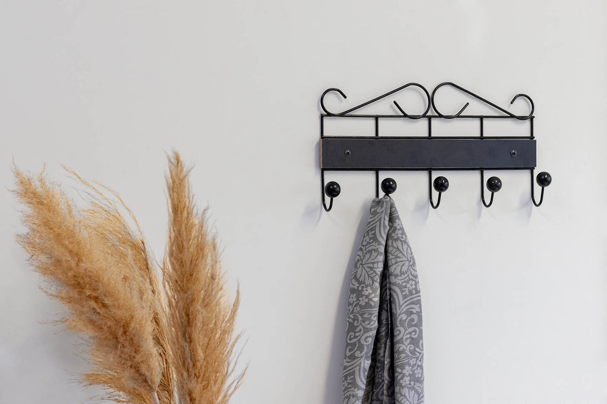 Inspirações para decorar com ganchos decorativos