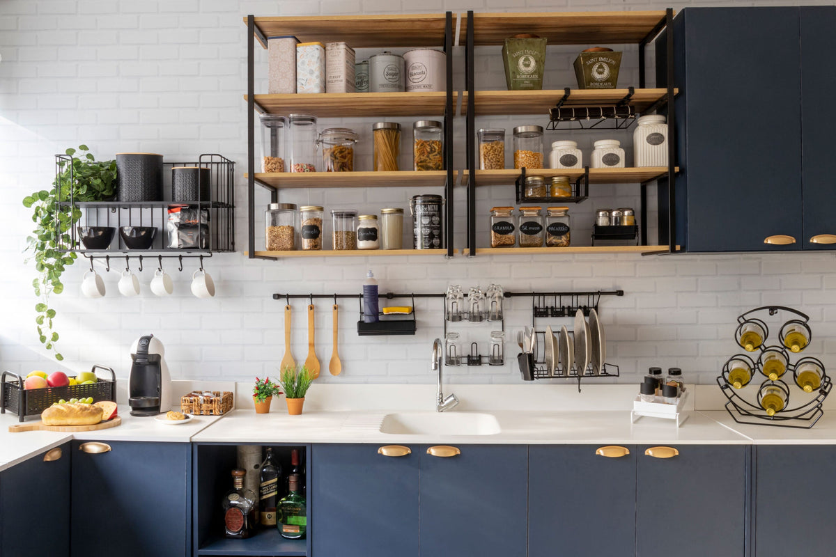 Como organizar a cozinha de forma prática com aramados