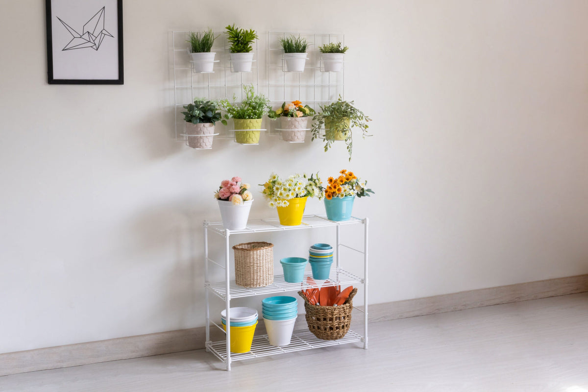 Como expandir a área de serviço com suporte para jardim