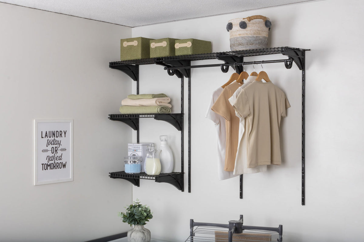 Como organizar um armário multiuso pequeno aramado