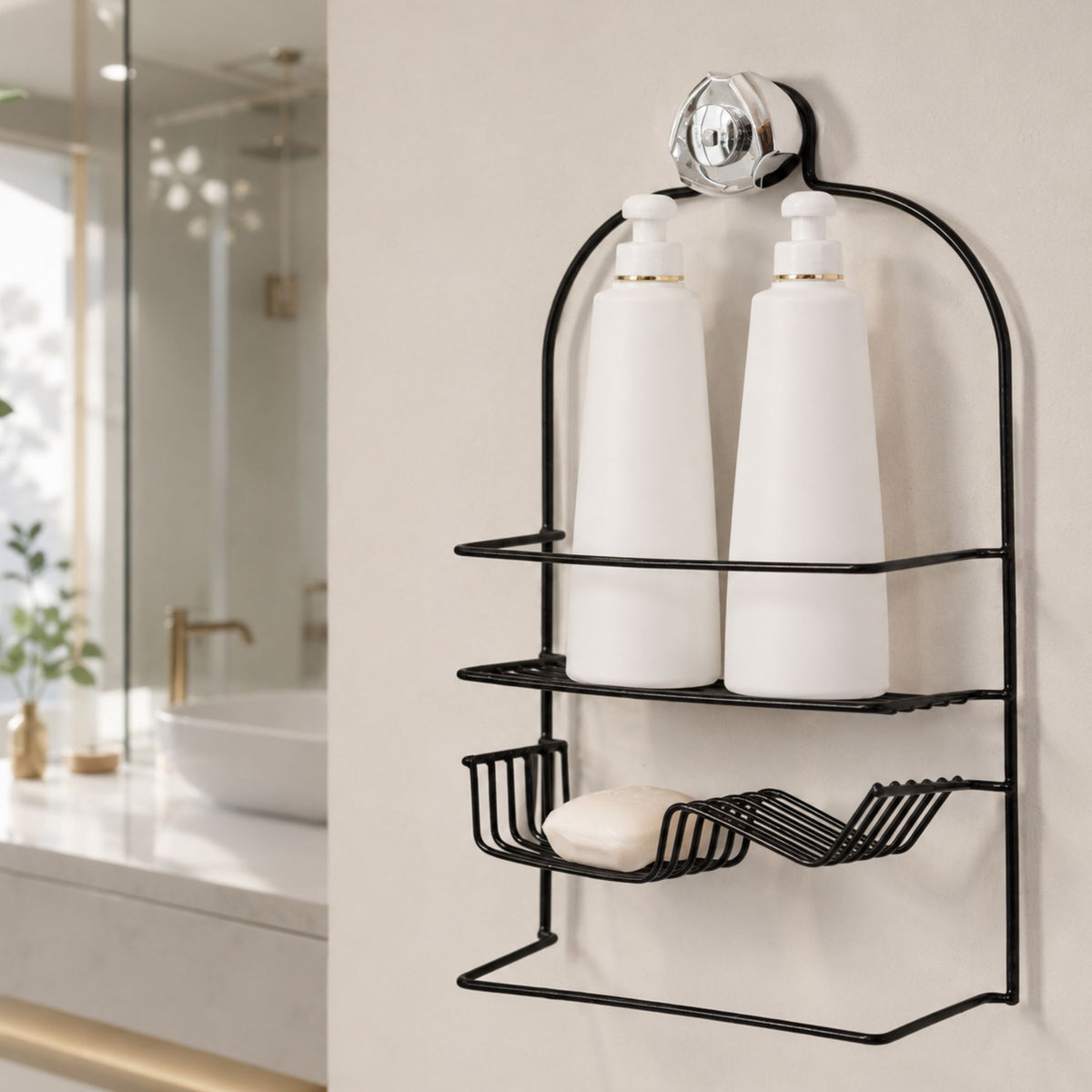 Porta Shampoo aramado para pendurar