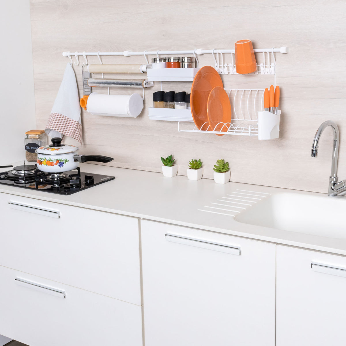Cook Premium Kit 5 aramado para parede de cozinha