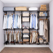 Armário Multiuso Closet Aberto Parede Casal Aramado kit 50