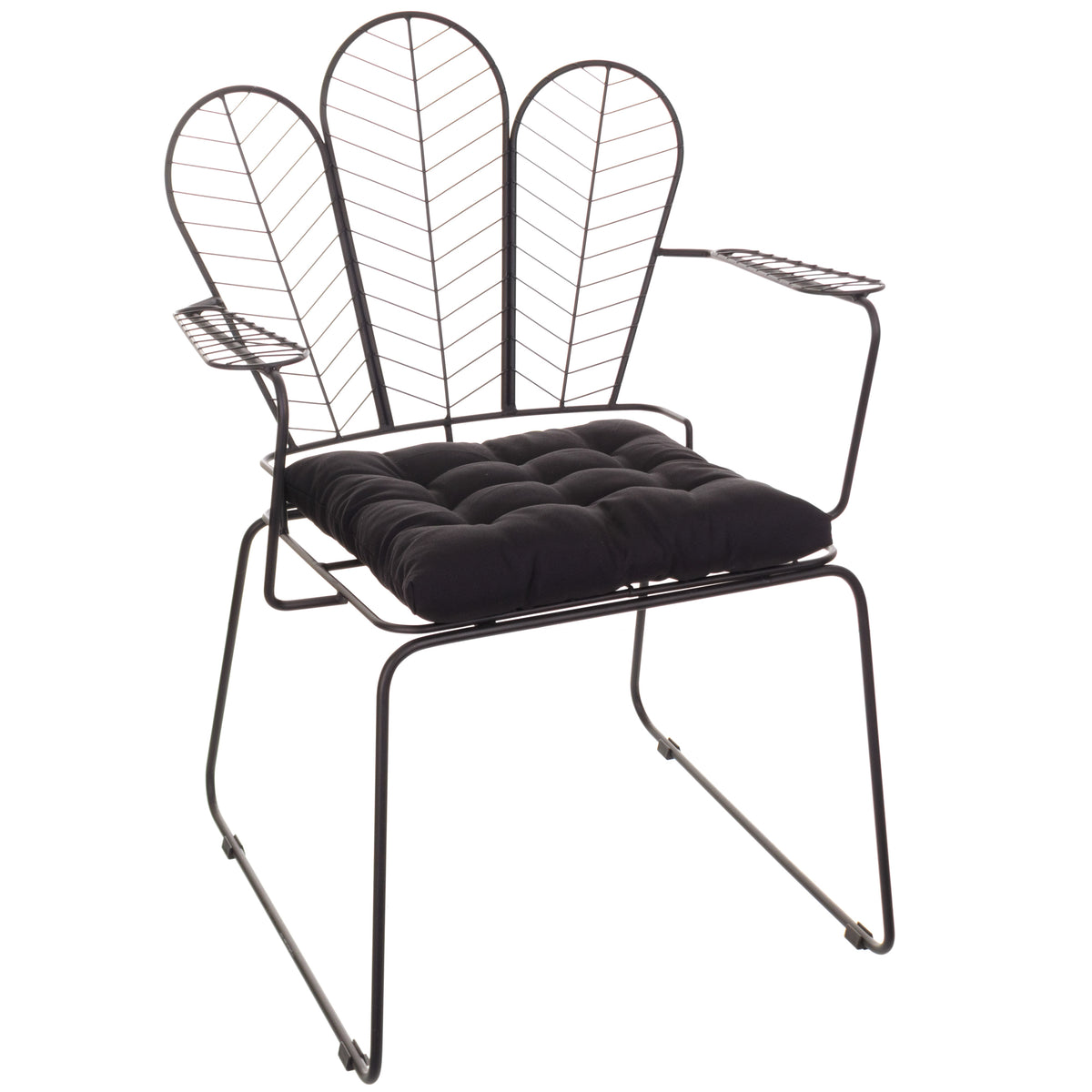 Cadeira de Jantar Design Industrial Aço Aramado Tree