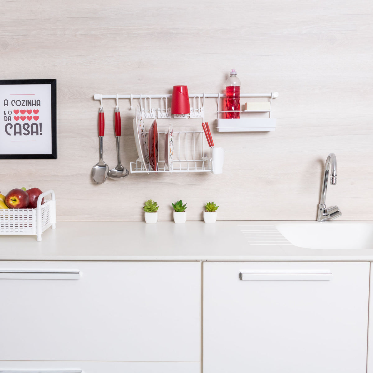Cook Premium Kit 3 aramado para parede de cozinha