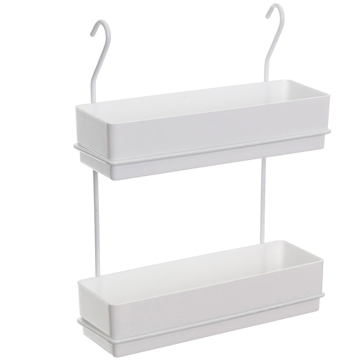 Porta temperos e condimentos duplo para parede - Linha Cook Premium - Não acompanha barra