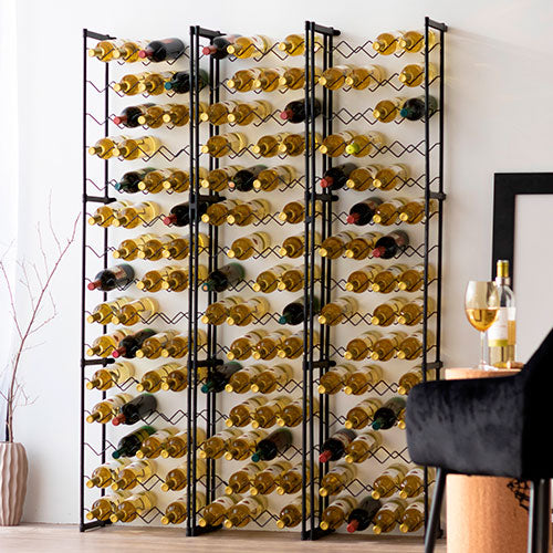 Adega de Parede Para Sala Aramado para 180 garrafas de vinho