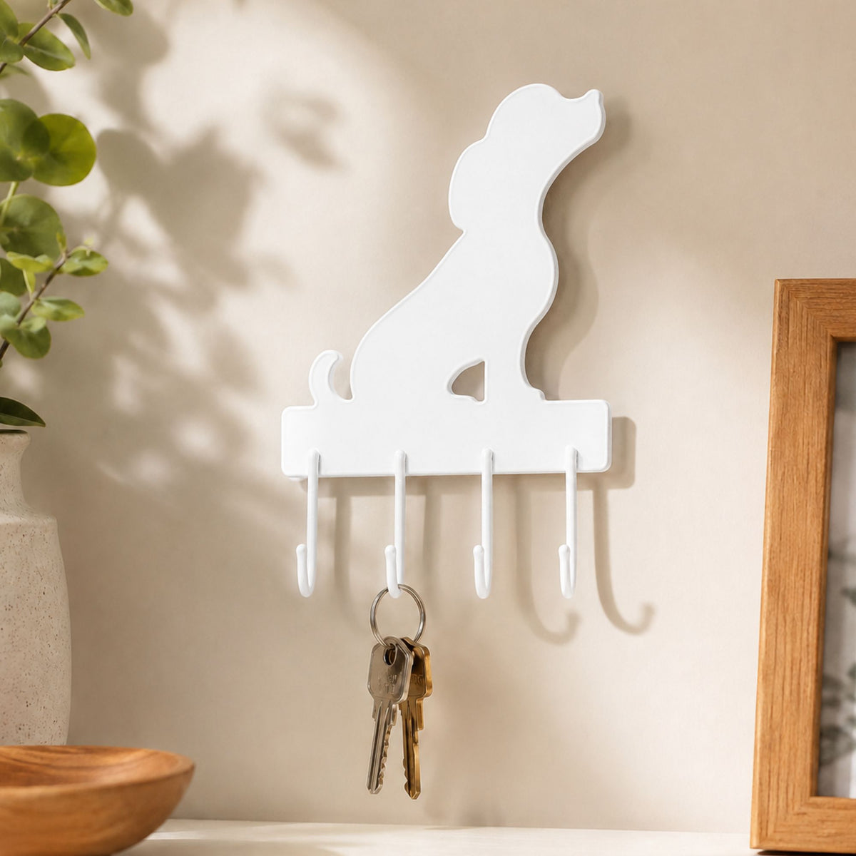 Gancho de parede aramado Cachorro