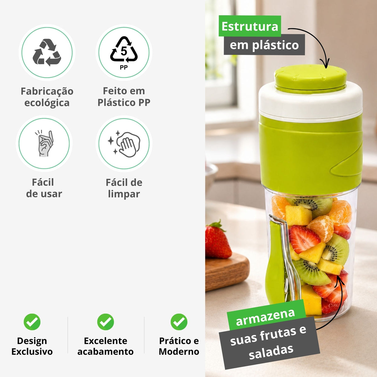 Porta Saladas Compacto