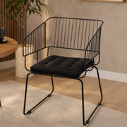 Cadeira de Jantar Top Design Industrial Aço Aramado Country