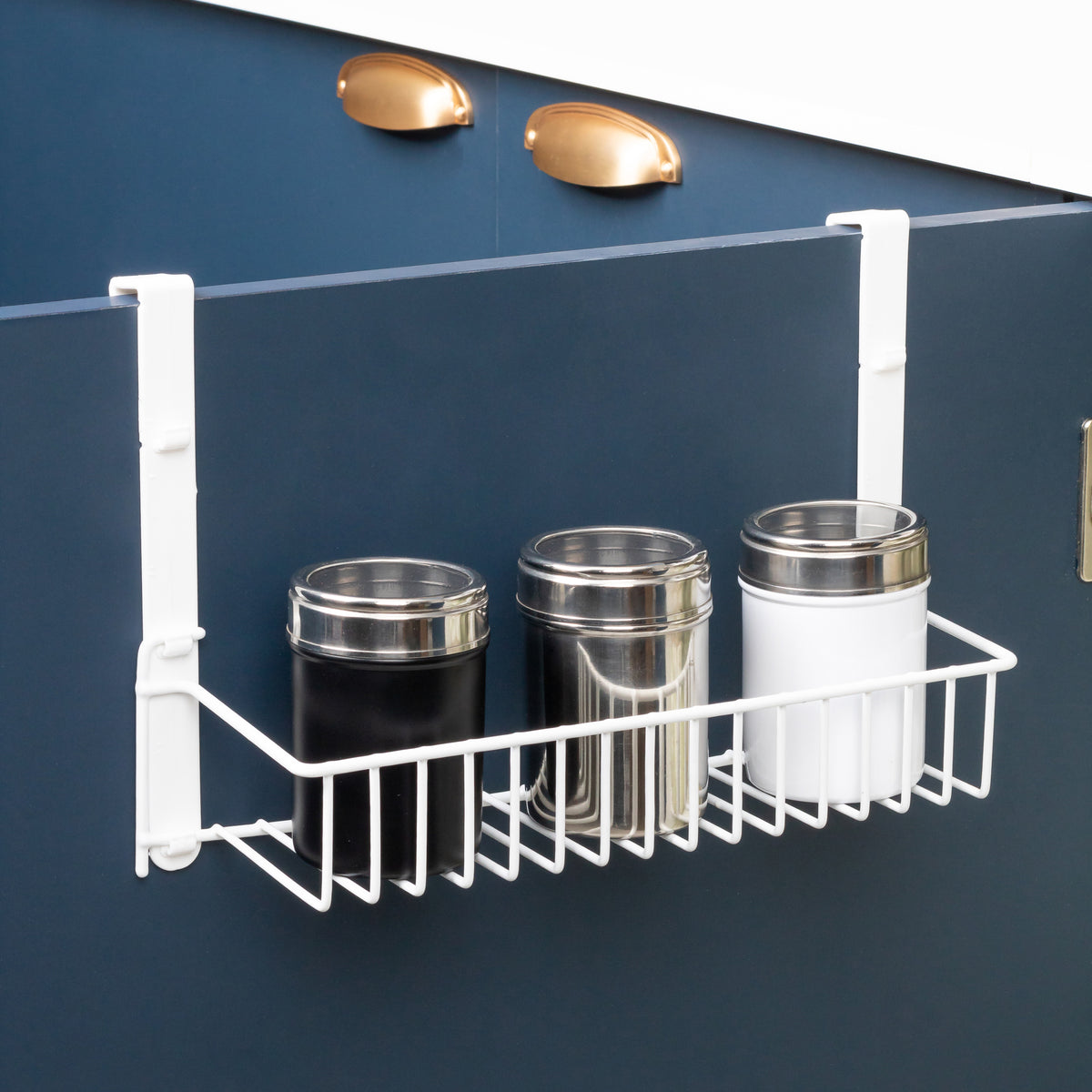Suporte Ajustável para Porta de Armário Organizador Multiuso Cozinha