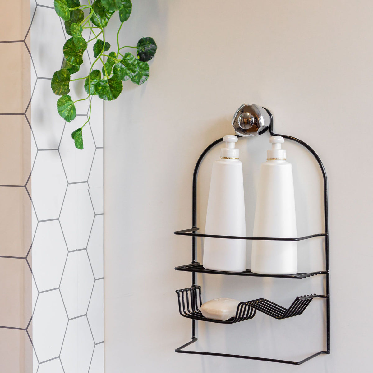 Porta Shampoo aramado para pendurar