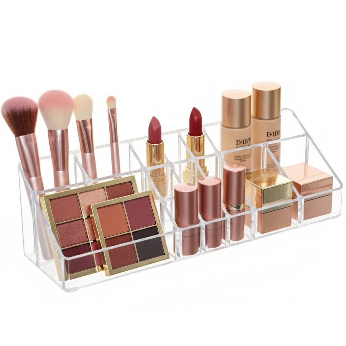 Organizador de Maquiagem Grande Multiuso para Cosméticos, Pincéis e Acessórios