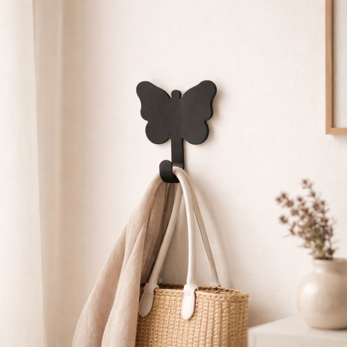 Gancho Aramado Decorativo Borboleta