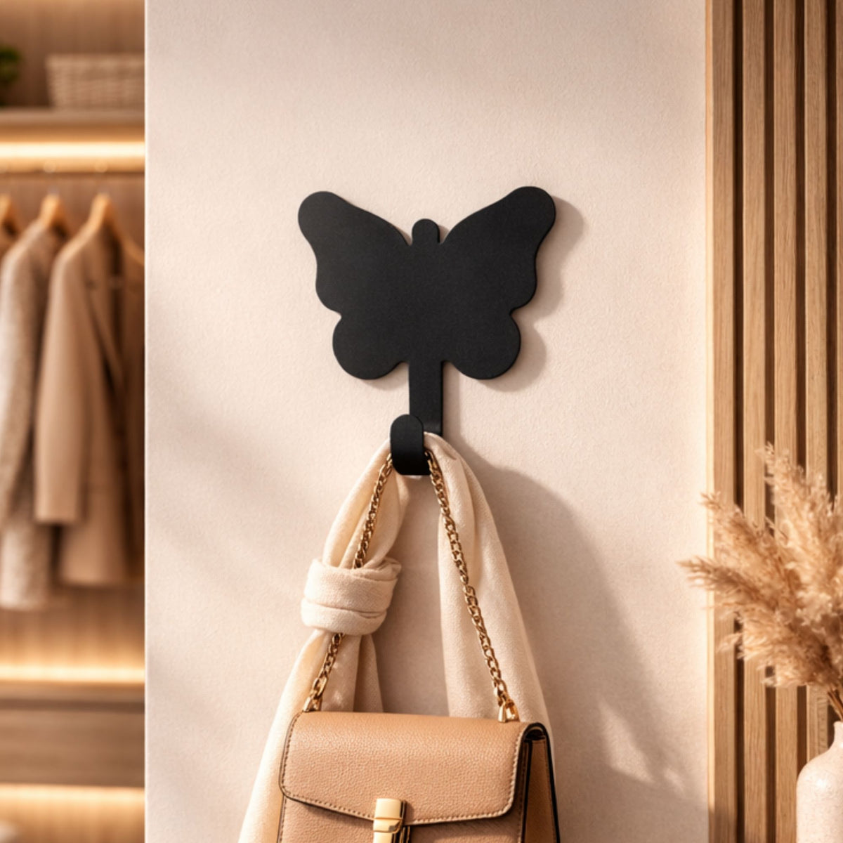 Gancho Aramado Decorativo Borboleta