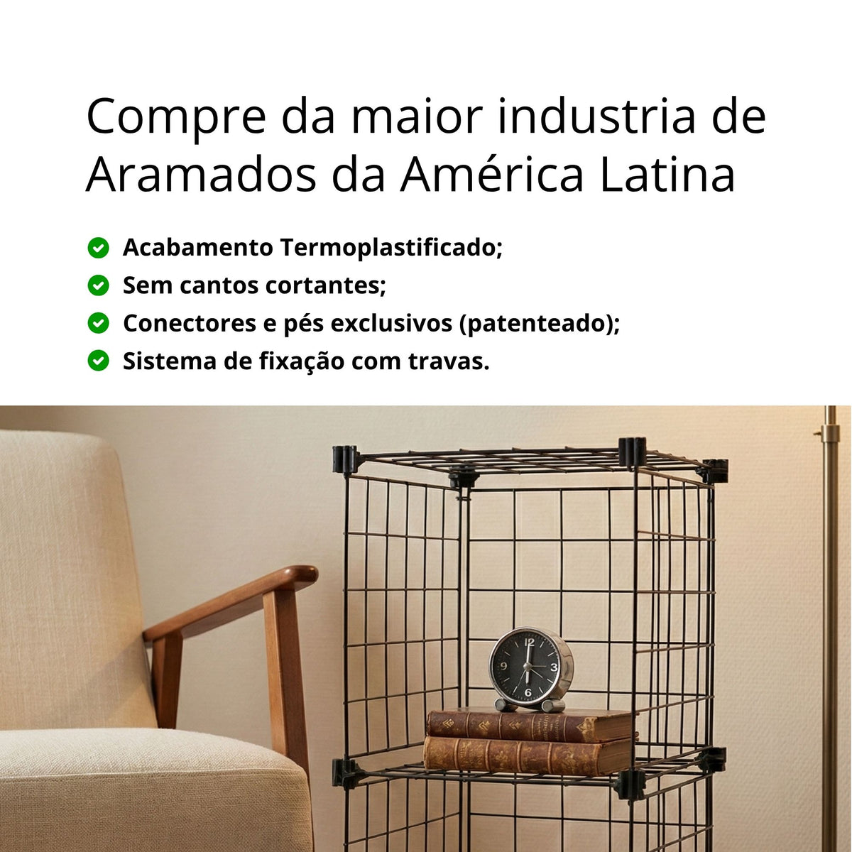 Nicho Aramado Duplo de Organização