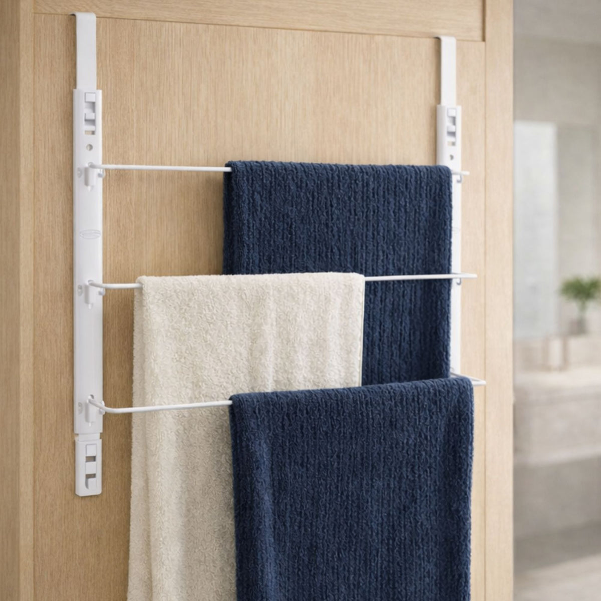 Porta Toalha de Porta Toalheiro Vertical Sem Furar para Banheiro, Lavabo e Quarto