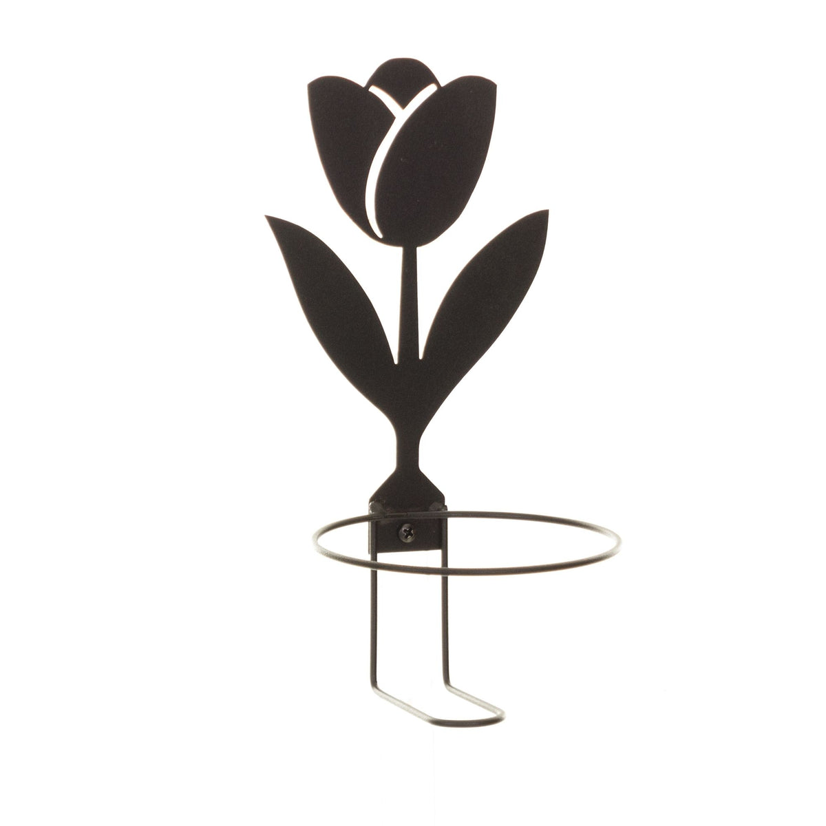 Suporte para Planta de Parede Flor – Porta Vaso Decorativo em Aço para Jardim, Varanda e Área Gourmet
