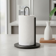 Suporte Porta Papel Toalha de Bancada – Organizador Moderno em Aço para Cozinha