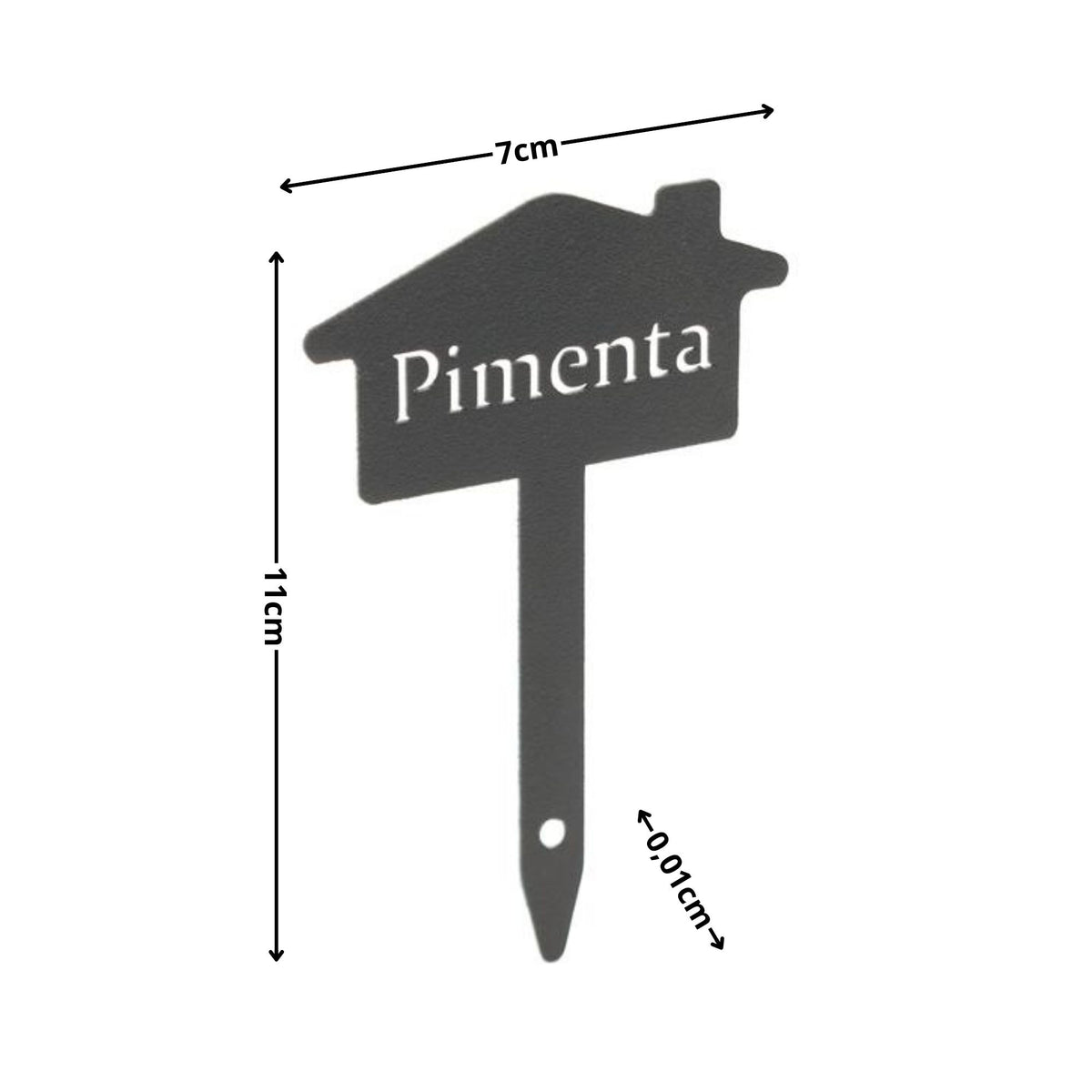 Plaquinha Aramada Pimenta