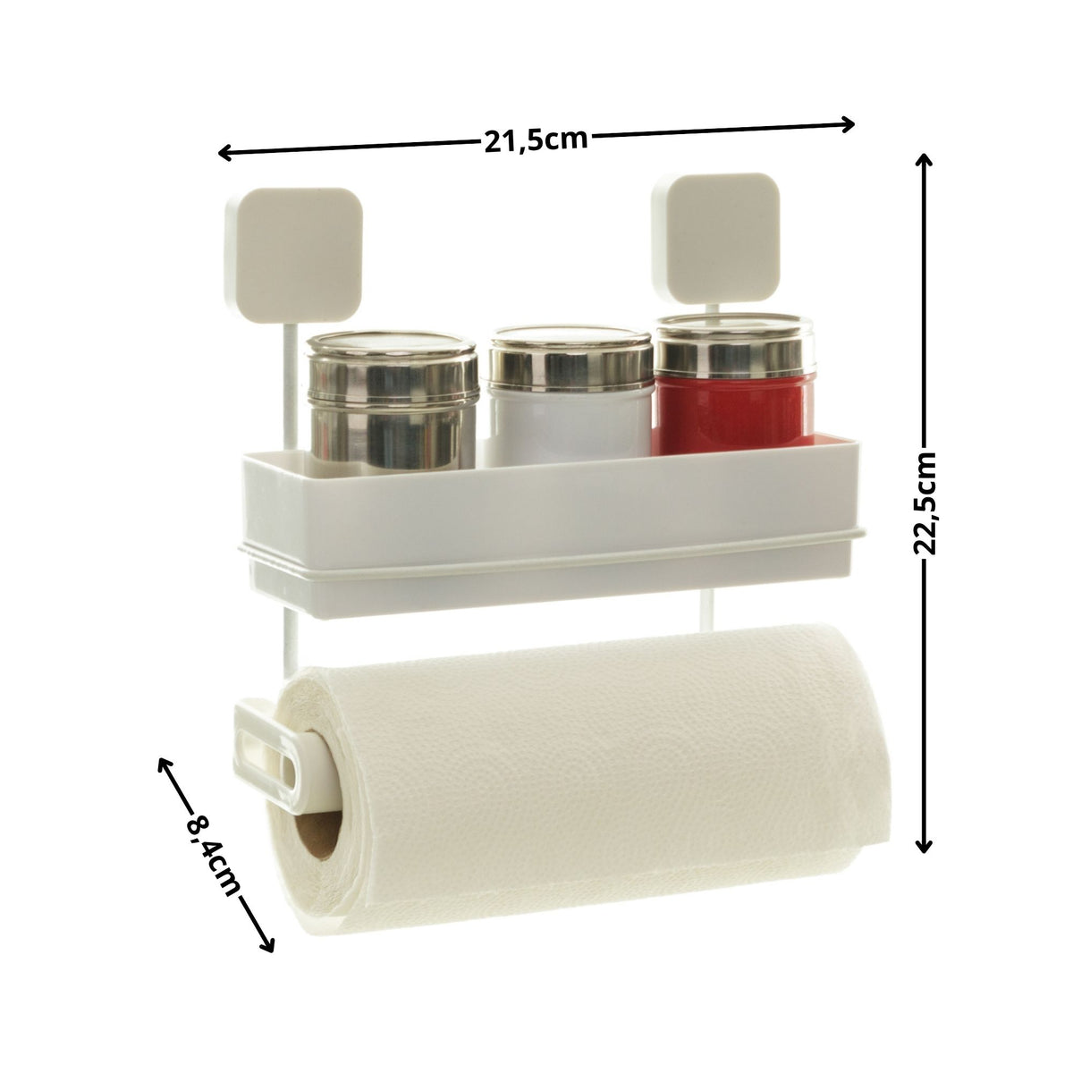 Suporte Aramado Pastilha para Rolo e Temperos
