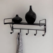 Prateleira Com Ganchos Decorativa