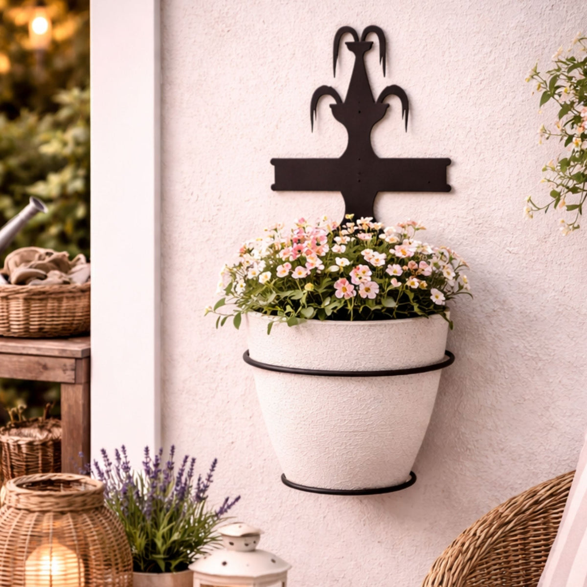 Suporte para Vaso de Planta Fonte - Aramada