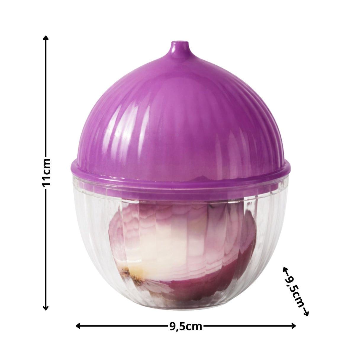 Porta Cebola com Tampa – Organizador para Geladeira e Cozinha, Conserva Alimentos sem Odor e Mais Frescos