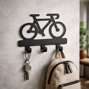 Gancho de Parede Bicicleta Fita Dupla Face 3M Porta Chaves Decorativo Bonés Chaves e Acessórios Aço
