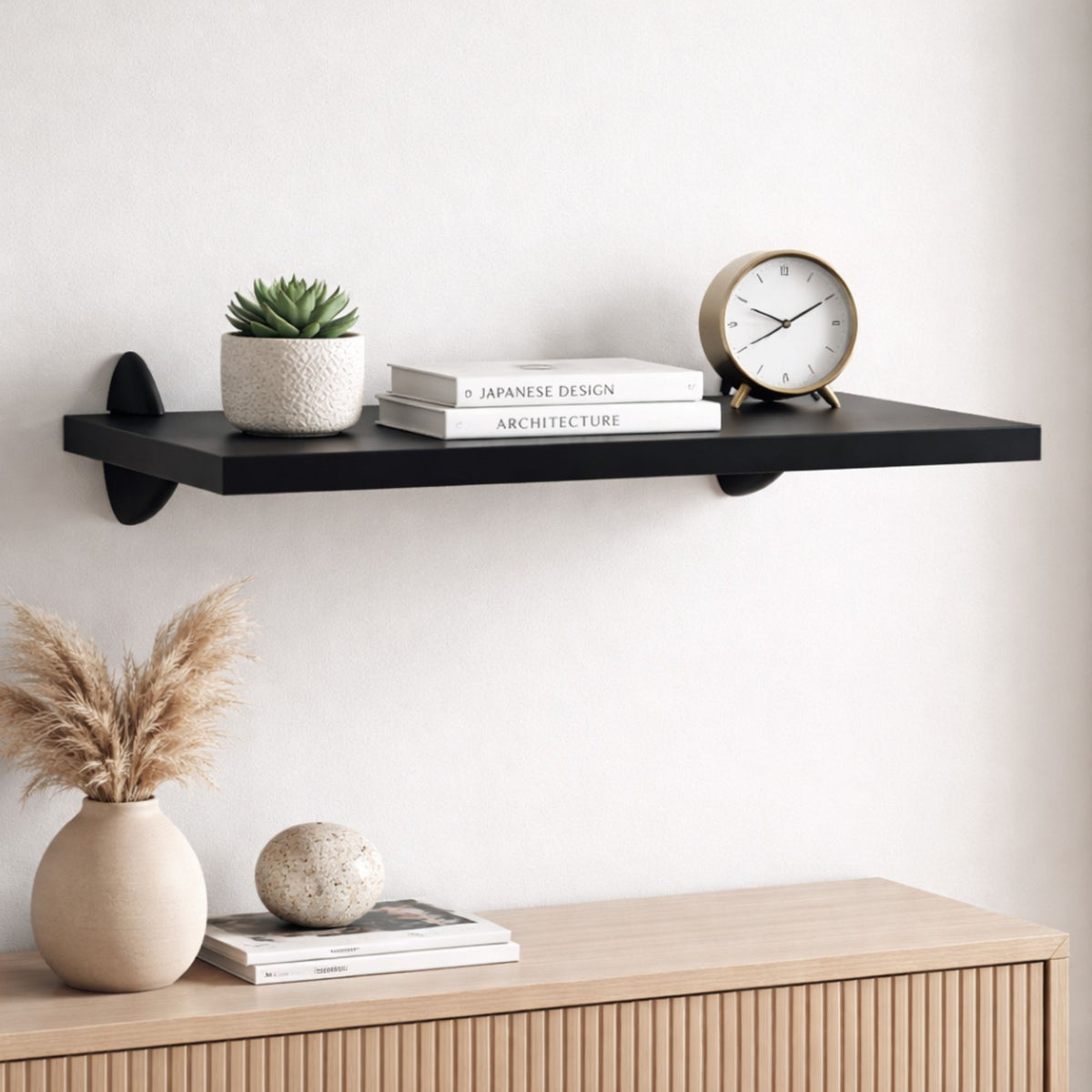 Prateleira de Parede Multiuso Decorativa 36cm – Organizador Moderno para Sala, Quarto, Cozinha, Banheiro e Escritório