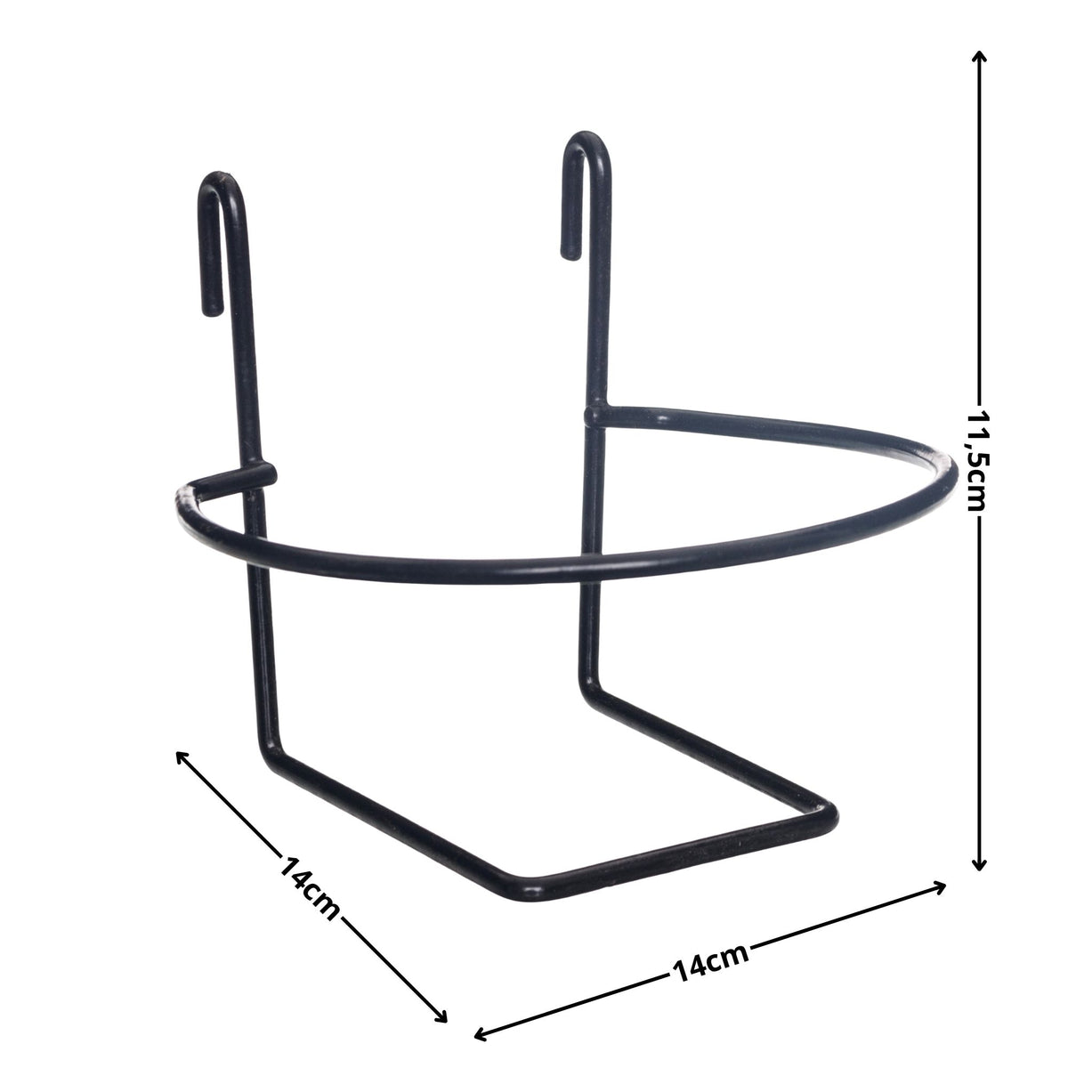 Suporte para Vaso Redondo 14cm em Aço Aramado – Base Decorativa para Plantas e Jardim Vertical
