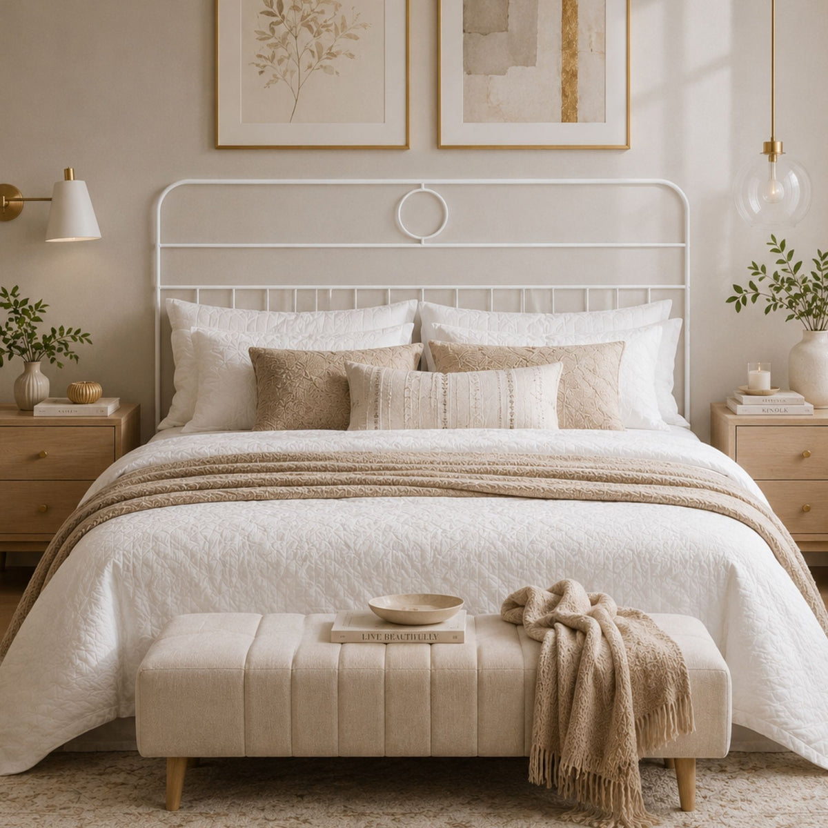 Cabeceira de Cama Casal Aramado 140cm Blumenau
