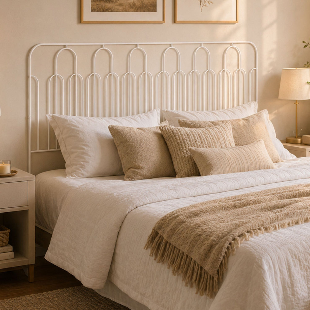 Cabeceira de Cama Casal Aramado 140cm Curitiba