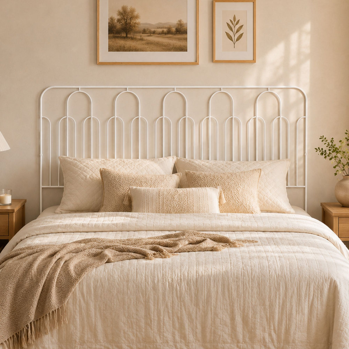 Cabeceira de Cama Casal Aramado 140cm Curitiba