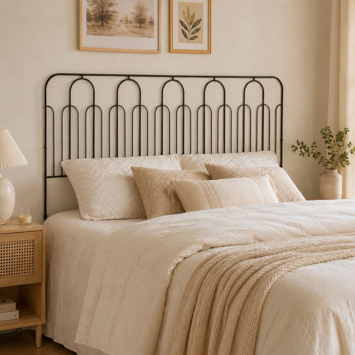 Cabeceira de Cama Casal Aramado 140cm Curitiba