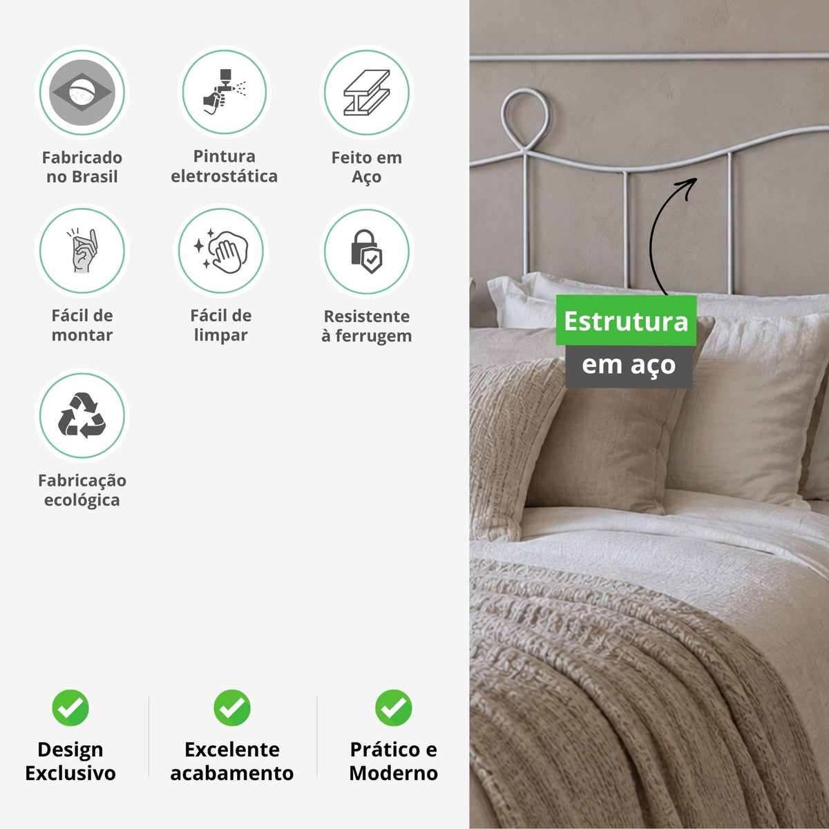 Cabeceira de Cama Aramado Queen 160cm Vitória
