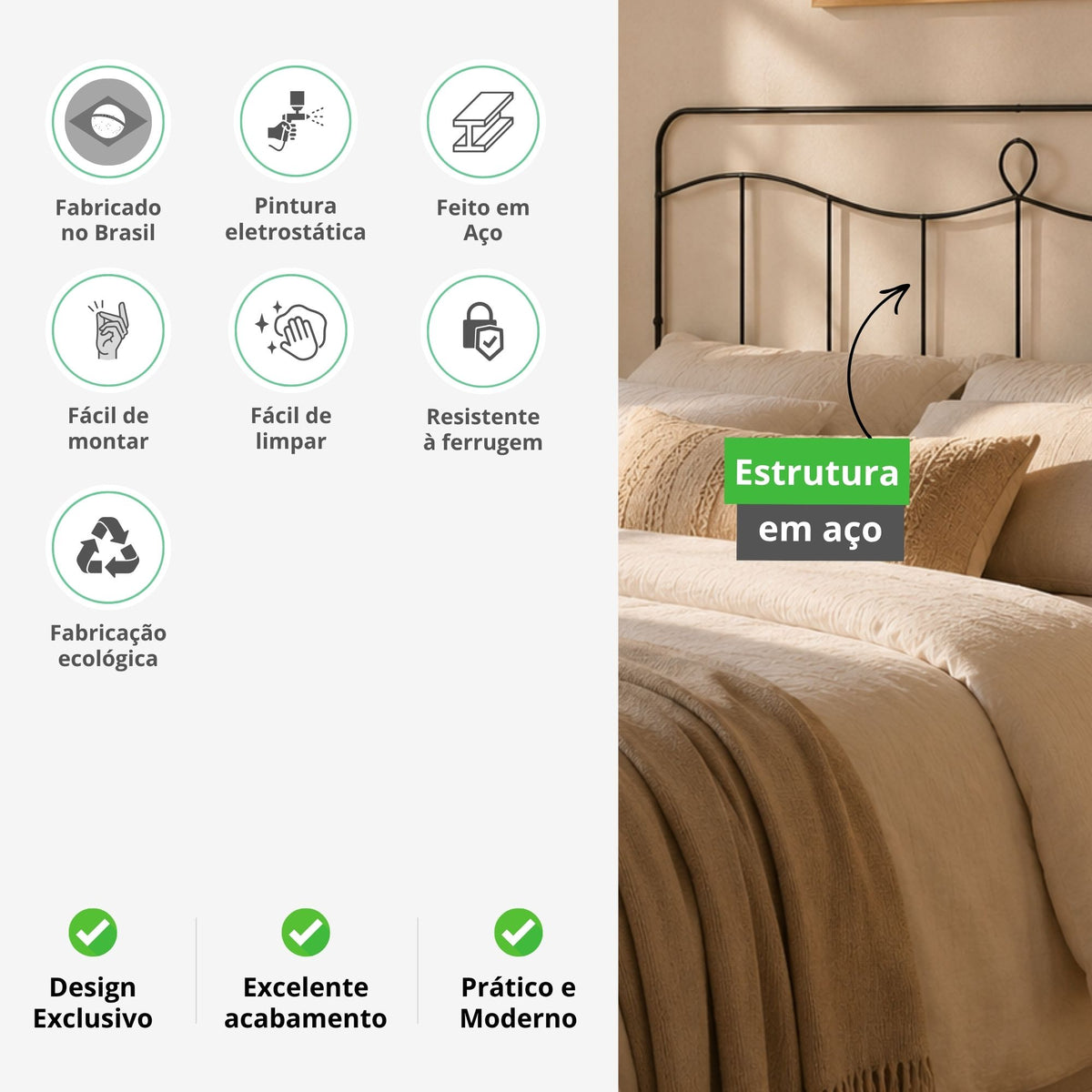 Cabeceira de Cama Aramado Queen 160cm Vitória