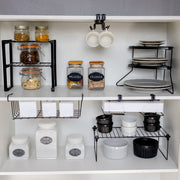 Organizador de Armário de Cozinha kit com 6 Suportes Aramado