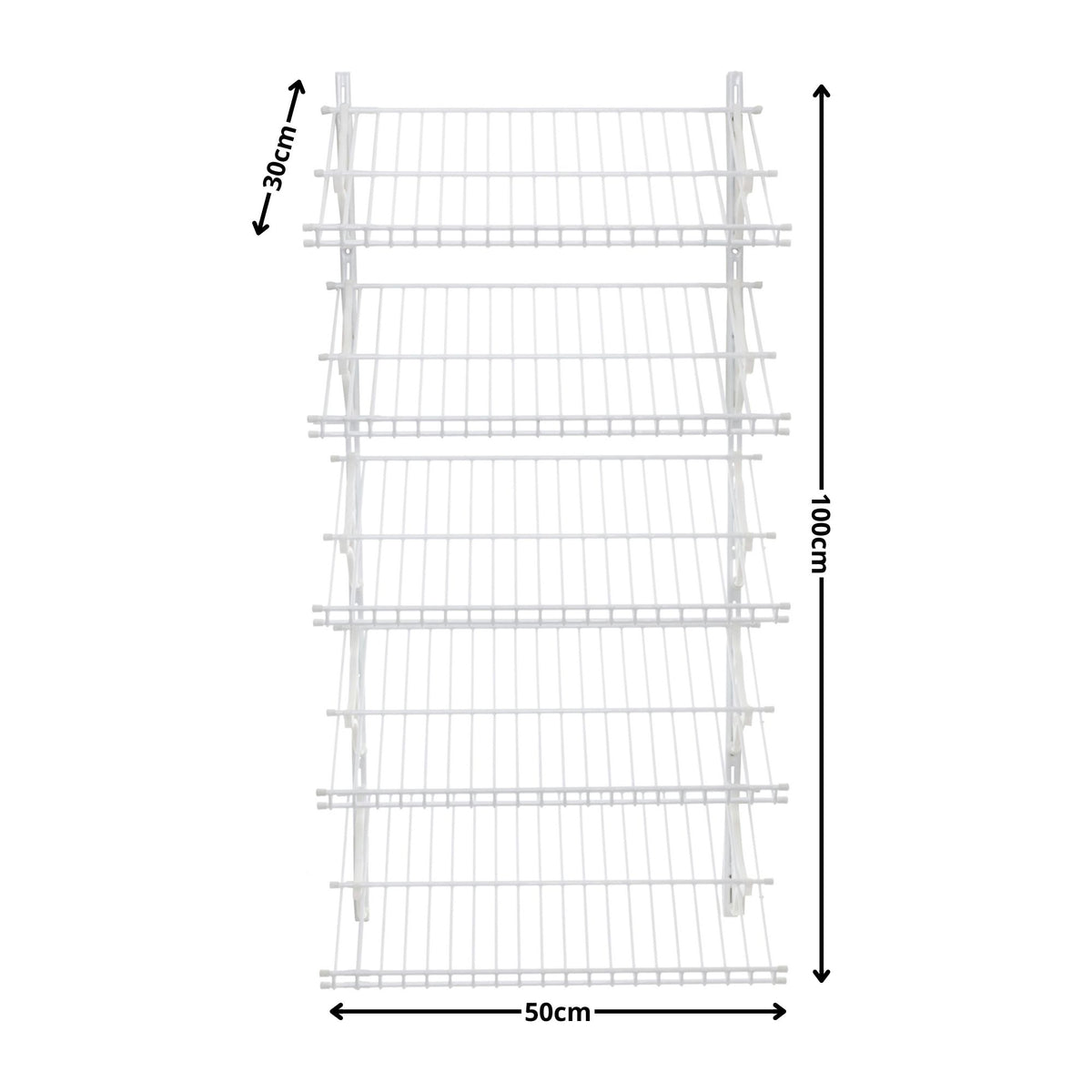 Sapateira Vertical Parede Armário Aramado Closet kit 2