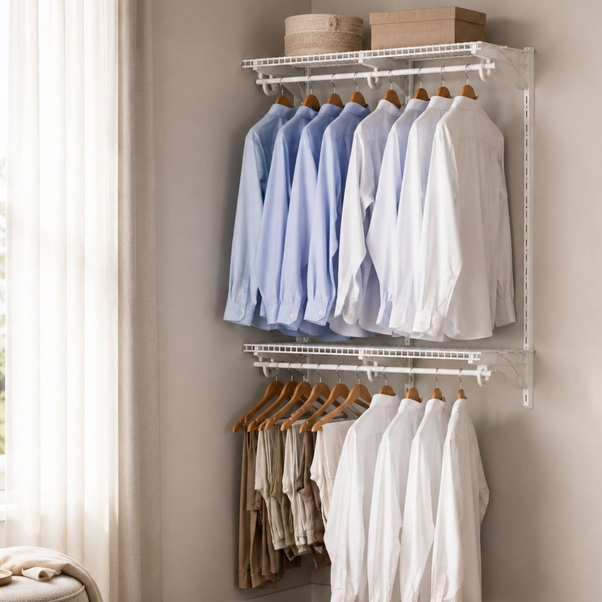 Armário aramado kit 7 - Closet ou quarto