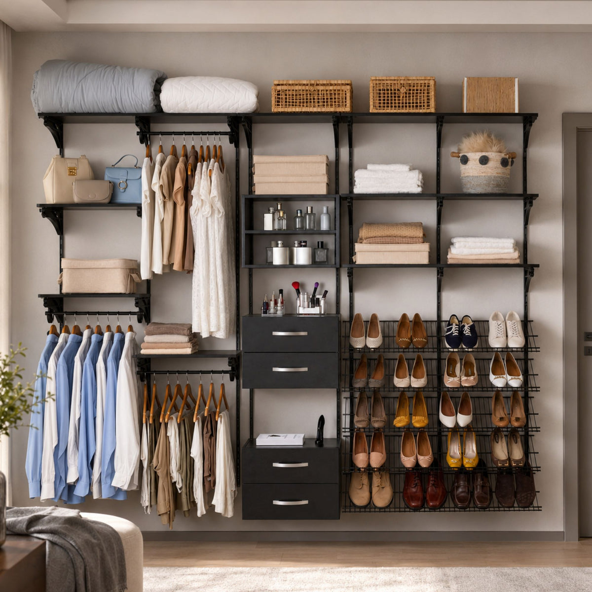 Armário aramado kit 23 - Closet ou quarto