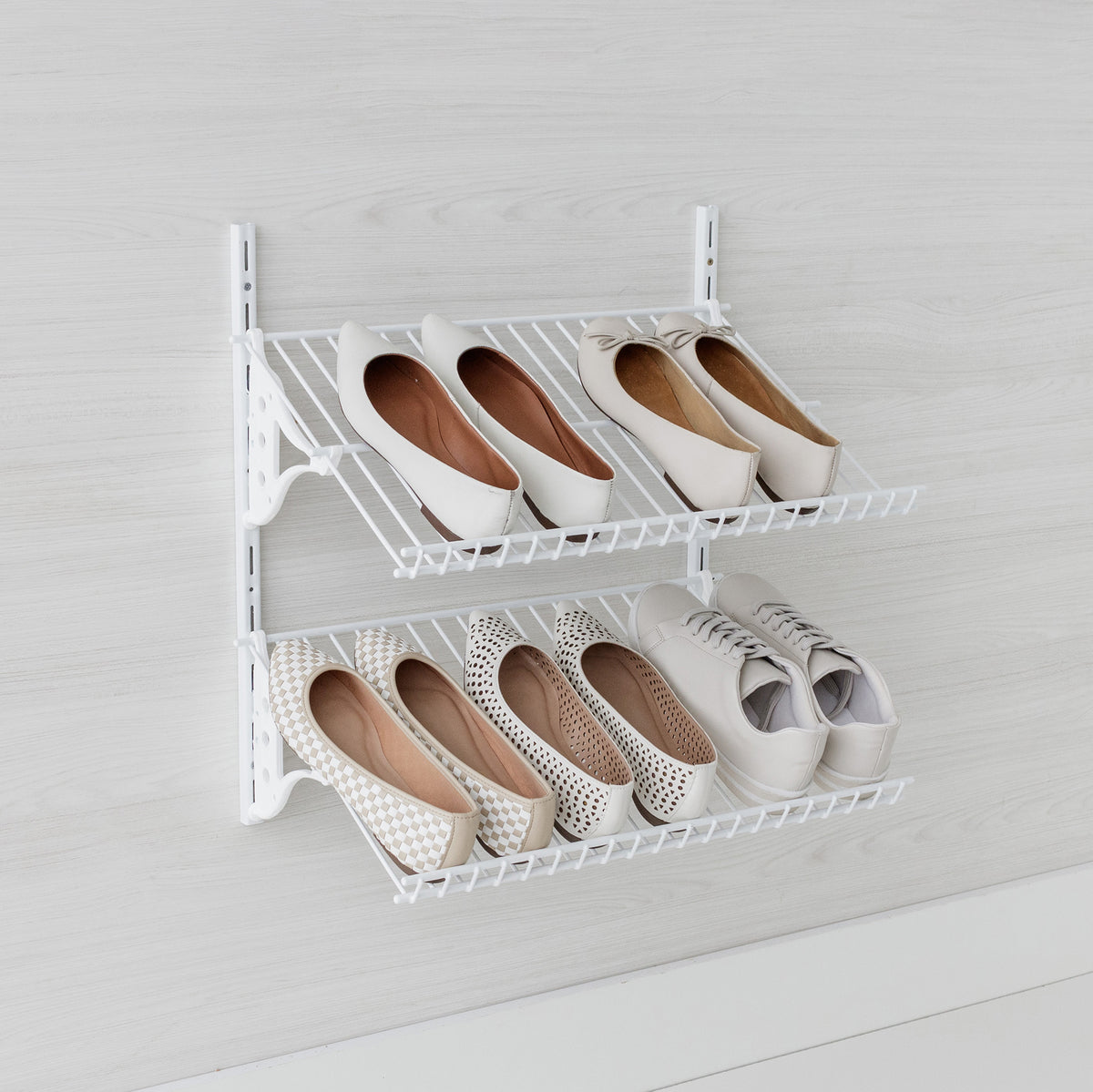 Sapateira Vertical Parede Pequena Aramado 6 Pares 50cm