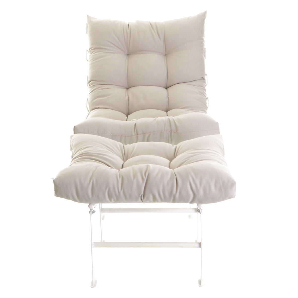 Poltrona Com Puff Decorativo Aramado Comfort