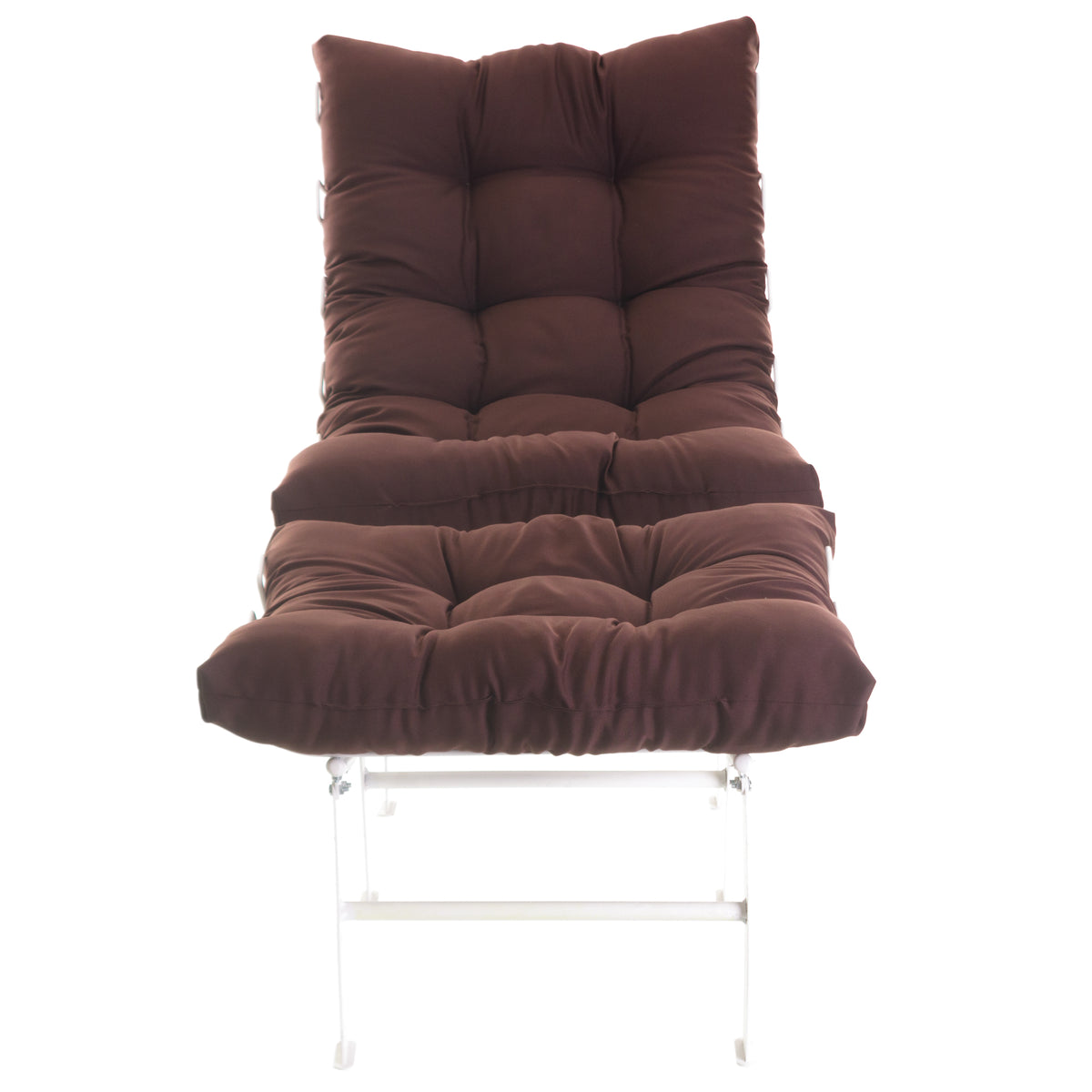 Poltrona Com Puff Decorativo Aramado Comfort