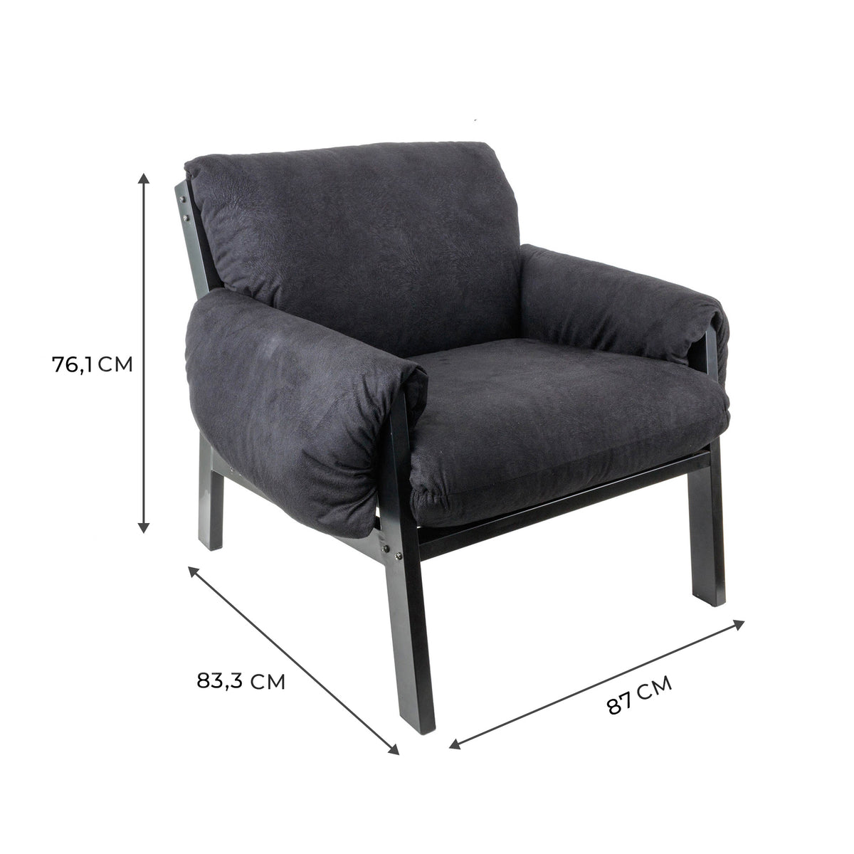 Poltrona Decorativa Reforçada Design Luxo Consultório Nona