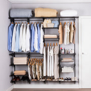 Armário Multiuso Closet Aberto Parede Casal Aramado kit 52