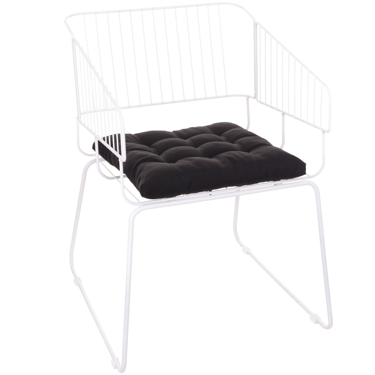 Cadeira de Jantar Design Industrial Aço Aramado Country