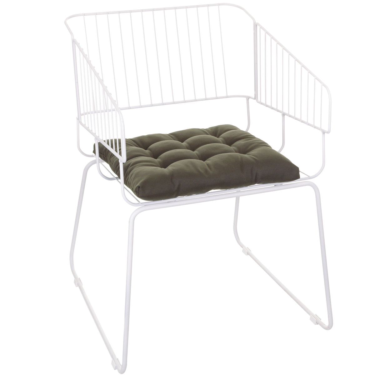 Cadeira de Jantar Design Industrial Aço Aramado Country